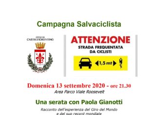 Castelfiorentino, due giorni dedicati alla campagna “SalvaCiclista”