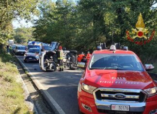 Incidente a Ponticino, tre le auto coinvolte