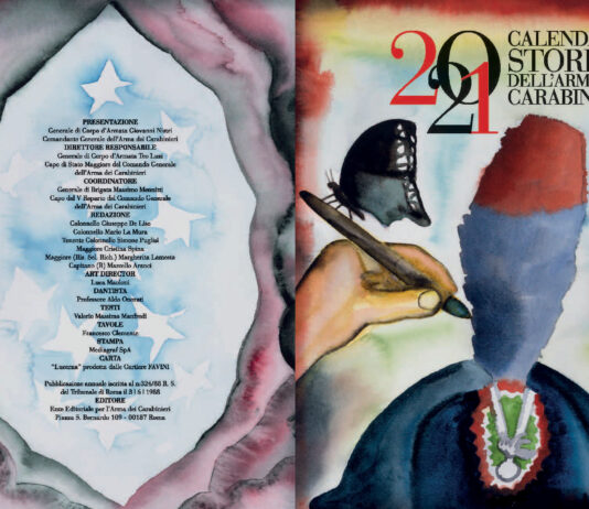 Ecco il Calendario Storico dell’Arma dei Carabinieri edizione 2021