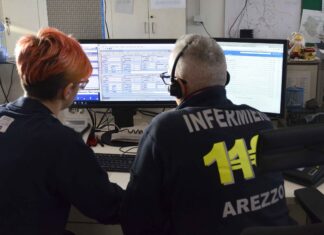 Terranuova Bracciolini: scontro frontale tra 2 auto, tre le persone ferite