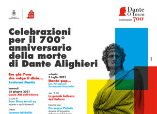 700° anniversario della morte di Dante Alighieri. Sabato 3 luglio a Persignano evento in presenza