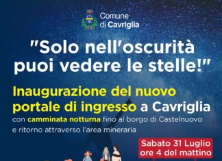 “Solo nell’oscurita’ puoi vedere le stelle”: inaugurazione del nuovo portale di ingresso a Cavriglia con camminata notturna