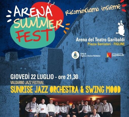 Valdarno Jazz Summer 2021, il festival torna a Figline Valdarno con la Sunrise Jazz Orchestra