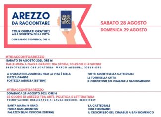 “Arezzo da raccontare”, sabato 28 e domenica 29 agosto tornano le visite guidate gratuite