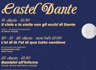 Castel Dante 2021: Rassegna di spettacoli dal 18 al 31 Agosto 2021