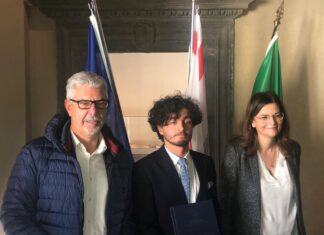 Lapo Verniani ha discusso la sua tesi di laurea sul Parco dello Sport di Cavriglia