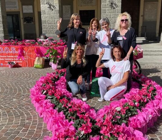 Oggi giornata mondiale contro il cancro e Montevarchi si tinge di rosa