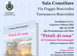 “Petali di rosa”: presentazione del romanzo di Tommaso Boncompagni
