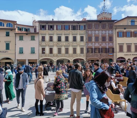 Figline: successo della Colombina che ritorna a volare! – video