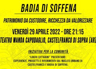 “Badia di Soffena, un patrimonio da custodire”: l’incontro di stasera al Teatro Capodaglio