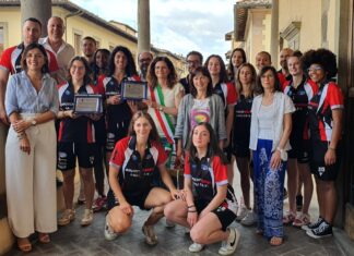Il “grazie” dell’amministrazione comunale di San Giovanni Valdarno alle ragazze della Bk Bruschi Team