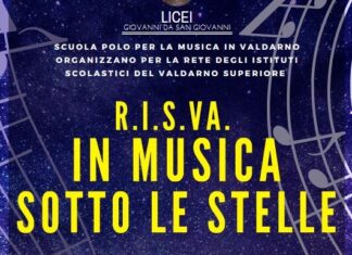 “R.i.s.Va in musica sotto le stelle”: sabato 18 giugno a San Giovanni Valdarno