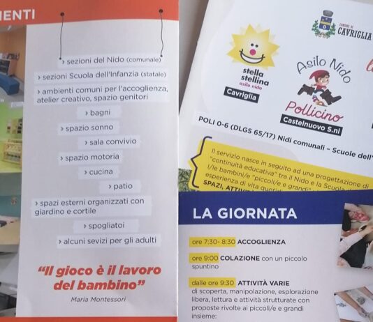 A Cavriglia nascono 3 poli 0-6: ancora investimenti in educazione e istruzione