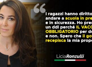 A proposito dei rumors su Licia Ronzulli nuovo Ministro della Sanità