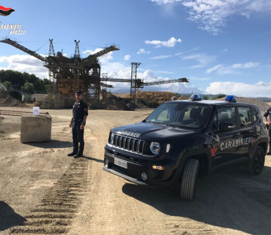 Valdarno: chiuso e sequestrato “polo estrattivo” per la produzione di inerti