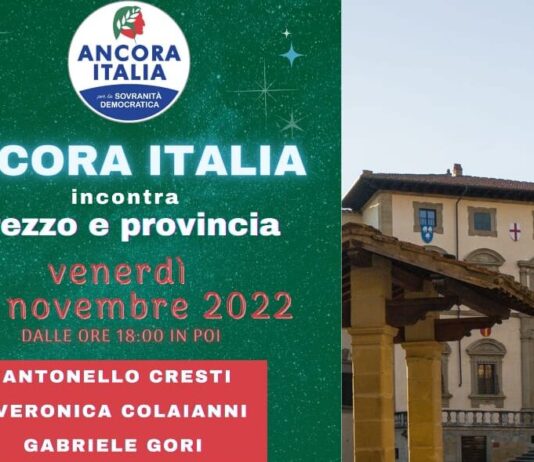 Venerdì la sezione “Chimera” di Ancora Italia incontra Arezzo e Provincia