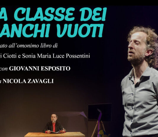 “La classe dei banchi vuoti”, spettacolo ispirato al libro di Luigi Ciotti
