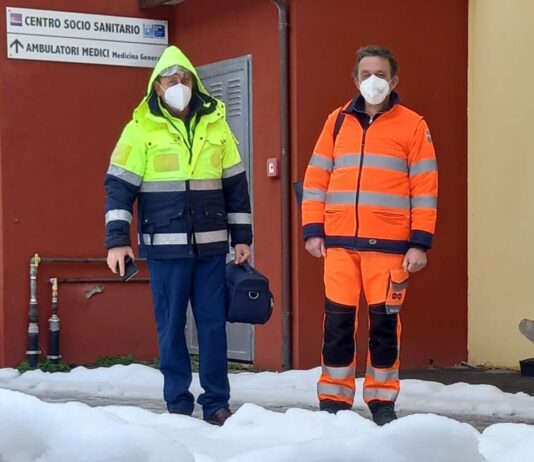 Infermieri sulla neve. La sanità del territorio non si ferma