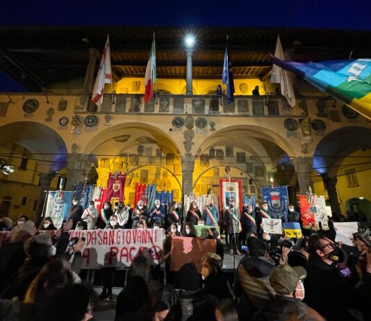 A San Giovanni Valdarno una giornata di riflessione e silenzio per la pace
