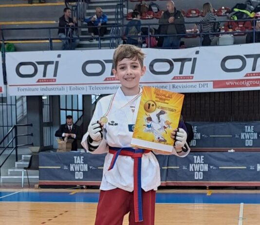 Taekwondo, poker di ori per il giovane Cristian Boncompagni