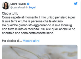 Alluvione, Laura Pausini devolverà il cachet di 3 suoi concerti a 3 comuni colpiti