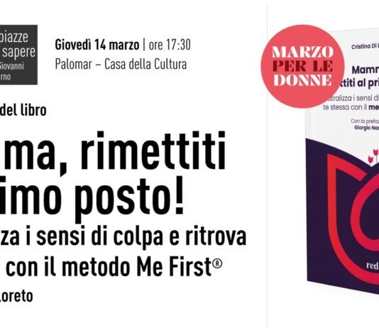“Mamma rimettiti al primo posto”, la presentazione del libro