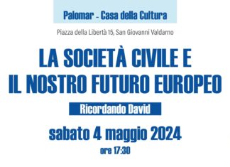Sabato 4 maggio l’intitolazione della sala conferenze di Palomar a David Sassoli