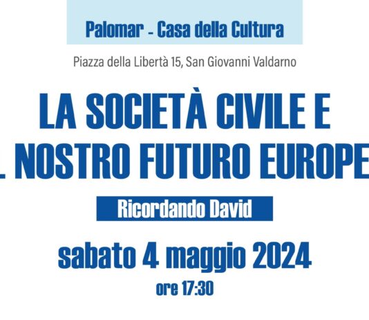 Sabato 4 maggio l’intitolazione della sala conferenze di Palomar a David Sassoli
