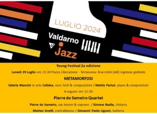 Valdarno Jazz Festival, a Terranuova doppio appuntamento il 29 luglio