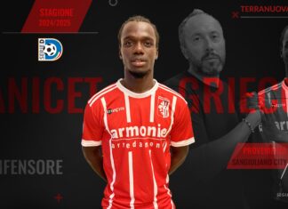 ASD Terranuova Traiana: perfezionato l’accordo per l’acquisizione a titolo definitivo, per la stagione sportiva 2024-2025, del calciatore Anicet Grieco