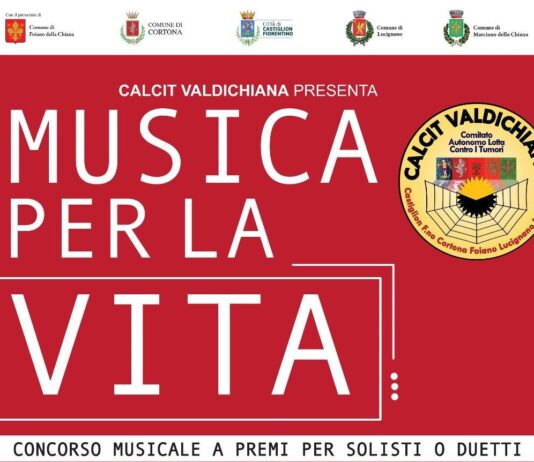 “Musica per la vita” a Castiglion Fiorentino, prendiamoci cura di chi si prende cura