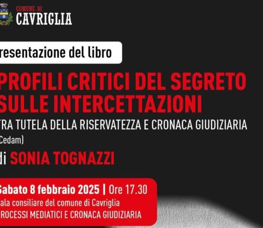 Sabato 8 febbraio la presentazione del libro di Sonia Tognazzi