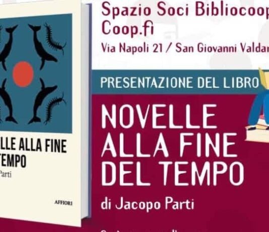 Jacopo Parti presenta il suo libro a San Giovanni Valdarno