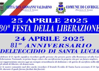 San Giovanni Valdarno celebra l’ottantesima Festa della Liberazione