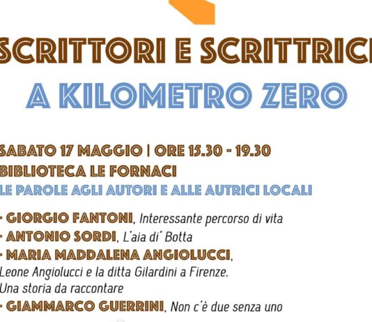 Scrittori e scrittrici a km 0 alla biblioteca comunale Le Fornaci