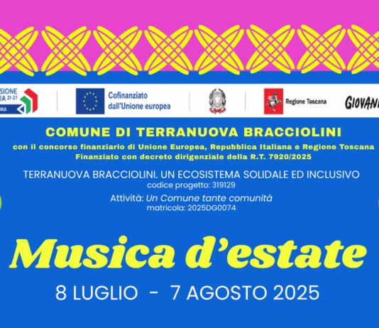 Terranuova Bracciolini: Musica d’estate, sei appuntamenti di musica