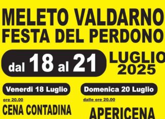 Dal 18 luglio la festa del Perdono di Meleto