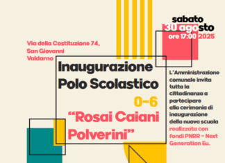 A San Giovanni Valdarno il nuovo polo 0-6 Rosai Caiani Polverini