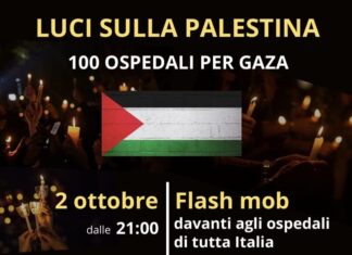 La Conferenza dei sindaci aderisce al flash mob “Luci sulla Palestina”