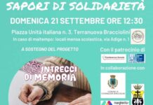 Terranuova: pranzo di solidarietà per il progetto Intrecci di memoria