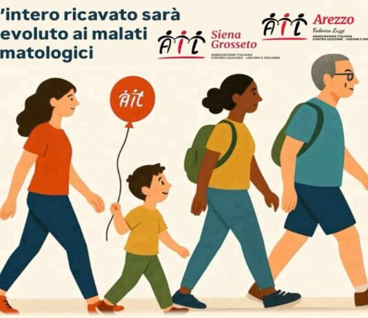San Giovanni Valdarno cammina per la solidarietà con CamminAil