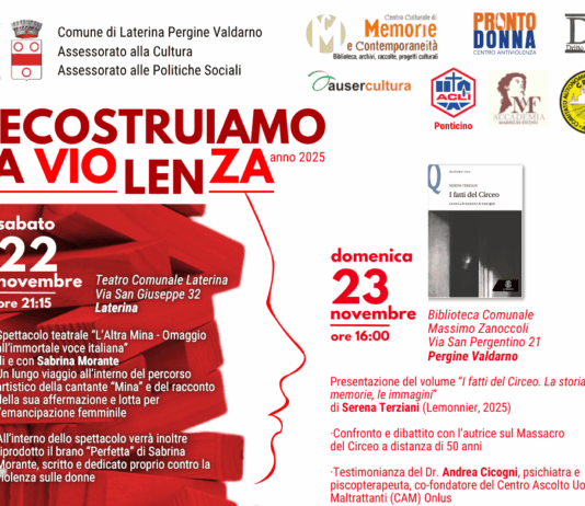 A Laterina “Decostruiamo la Violenza”
