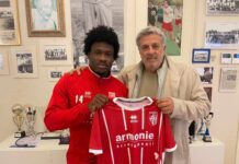 Terranuova Traiana: acquisito l’attaccante Ricardo Gué Rosa Cardoso