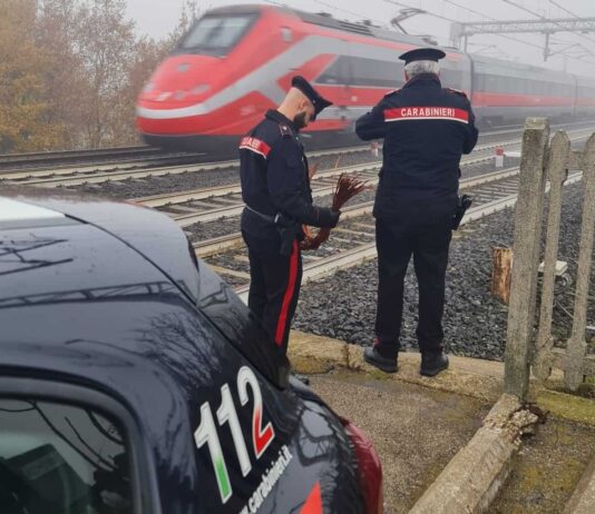 Furto di rame sulla linea ferroviaria direttissima Firenze – Roma