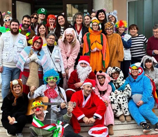 I volontari di Castiglion Fibocchi all’ospedale Gaslini di Genova