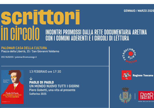 San Giovanni Valdarno: incontri con gli “Scrittori in Circolo”