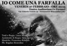 “Io come una farfalla”: uno spettacolo di teatro alle Fornaci