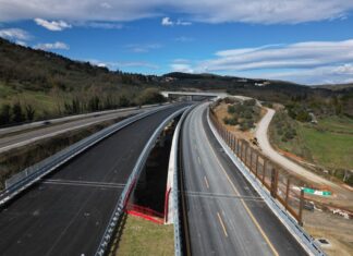 Pronto il nuovo viadotto Ribuio tra Incisa e Firenze sud