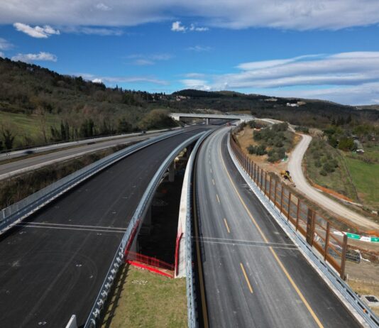 Pronto il nuovo viadotto Ribuio tra Incisa e Firenze sud