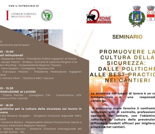 A Pieve a Presciano un seminario sulla sicurezza nei cantieri